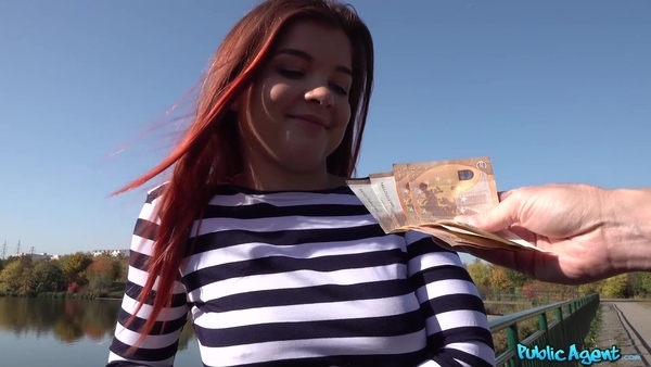 Young teen had given herself to a stranger guy for money in the forest